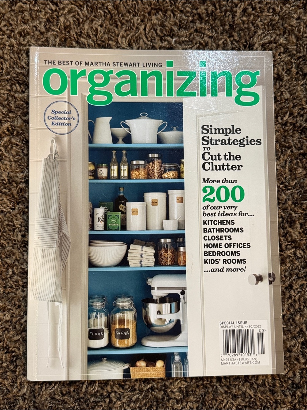 Martha Stewart Organizing Magazine - Special Collector’s Edition